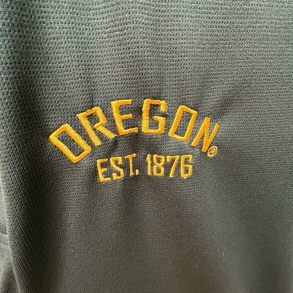 University of Oregon Mens Green Polo Shirt Size M 38-40 - Picture 2 of 10